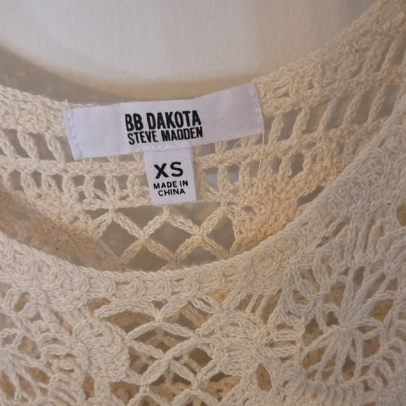 BB Dakota by Steve Madden Beige Crochet Maxi Dress - Picture 2 of 4
